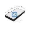 UFI szűrő, utastér levegő 53.131.00
