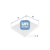 UFI szűrő, utastér levegő 53.149.00