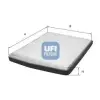 UFI szűrő, utastér levegő 53.205.00