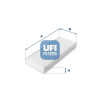 UFI szűrő, utastér levegő 53.214.00