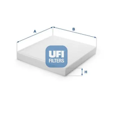 UFI szűrő, utastér levegő 53.298.00 autóalkatrész