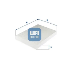 UFI szűrő, utastér levegő 53.314.00 autóalkatrész