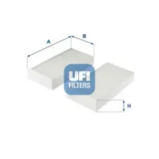 UFI szűrő, utastér levegő 53.332.00 autóalkatrész