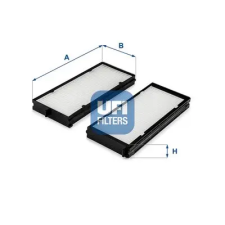 UFI szűrő, utastér levegő 53.333.00 autóalkatrész