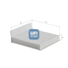 UFI szűrő, utastér levegő 53.585.00