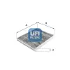 UFI szűrő, utastér levegő 54.109.00