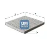 UFI szűrő, utastér levegő 54.117.00