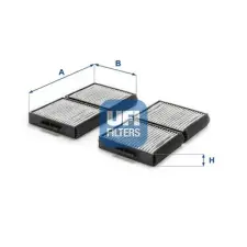 UFI szűrő, utastér levegő 54.129.00 autóalkatrész