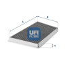 UFI szűrő, utastér levegő 54.131.00
