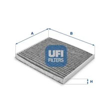 UFI szűrő, utastér levegő 54.162.00 autóalkatrész