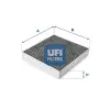 UFI szűrő, utastér levegő 54.167.00