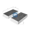 UFI szűrő, utastér levegő 54.394.00