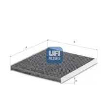 UFI szűrő, utastér levegő 54.532.00 autóalkatrész