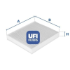 UFI Szűrő, utastér levegő UFI 53.031.00