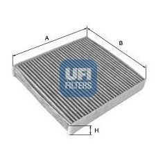 UFI Szűrő, utastér levegő UFI 54.160.00 levegőszűrő