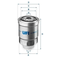 UFI Üzemanyagszűrő 24.366.00 autóalkatrész