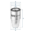 UFI Üzemanyagszűrő 24.413.00