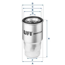 UFI Üzemanyagszűrő 24.413.00 autóalkatrész