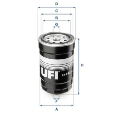 UFI Üzemanyagszűrő 24.443.00 autóalkatrész