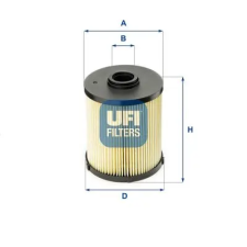 UFI Üzemanyagszűrő 26.006.00 autóalkatrész