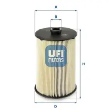 UFI Üzemanyagszűrő 26.043.00 autóalkatrész