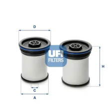 UFI Üzemanyagszűrő 26.047.00 autóalkatrész
