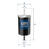 UFI Üzemanyagszűrő 31.747.00