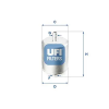 UFI Üzemanyagszűrő 31.760.00