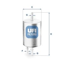 UFI Üzemanyagszűrő 31.831.00 autóalkatrész