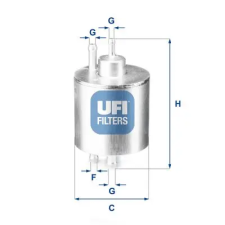 UFI Üzemanyagszűrő 31.834.00 autóalkatrész