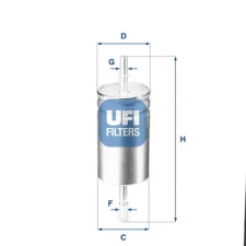UFI Üzemanyagszűrő 31.842.00 autóalkatrész