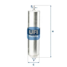 UFI Üzemanyagszűrő 31.857.04 autóalkatrész