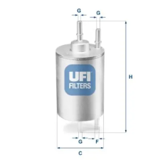 UFI Üzemanyagszűrő 31.958.00 autóalkatrész