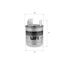 UFI Üzemanyagszűrő UFI 24.161.00 üzemanyagszűrő