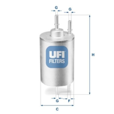 UFI Üzemanyagszűrő UFI 31.958.00 üzemanyagszűrő