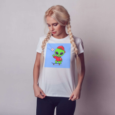 Ufó Deszkás Póló - Unisex ajándéktárgy