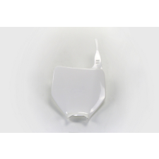 UFO első rajtszámtábla fehér Kawasaki KX125/250 UFO egyéb motorkerékpár alkatrész