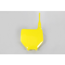 UFO első rajtszámtábla sárga Suzuki RM-Z250 UFO egyéb motorkerékpár alkatrész