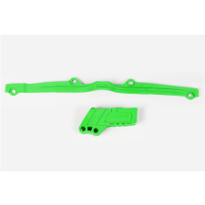 UFO Láncvezető / Lengőkarcsúszka készlet Kawasaki KX 125 / 250 2003-2008 zöld egyéb motorkerékpár alkatrész