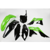 UFO Műanyag készlet OEM szín (2013) zöld/fekete Kawasaki KX250F UFO