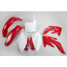 UFO Műanyag szett OEM színű piros/fehér (2009) Honda CRF250R UFO egyéb motorkerékpár alkatrész