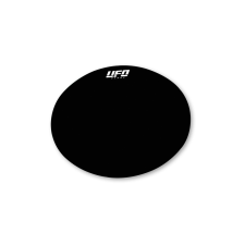 UFO ovális öntapadós rajtszám tábla fekete UFO egyéb motorkerékpár alkatrész