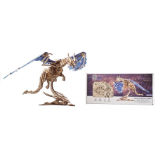  Ugears 3D fa mechanikus puzzle - Forgó sárkány puzzle, kirakós