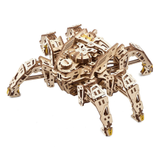 Ugears 3D fa mechanikus puzzle hatlábú felderítő puzzle, kirakós