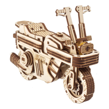 Ugears 3D fa mechanikus puzzle összecsukható robogó puzzle, kirakós