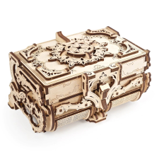  ugears antik ékszeres doboz 3D mechanikus fa puzzle puzzle, kirakós