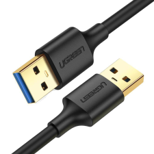 uGreen 10369B USB-A 3.0 apa - USB-A 3.0 apa Adatkábel - Fekete (0.5m) kábel és adapter