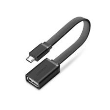uGreen 10396 USB kábel 0,12 M USB 2.0 USB A Micro-USB B Fekete (UG10396) kábel és adapter