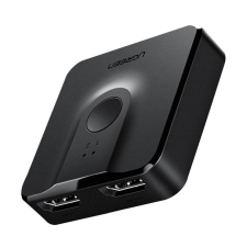 uGreen 2 az 1-ben HDMI 2.0 kapcsoló 20cm (fekete) kábel és adapter