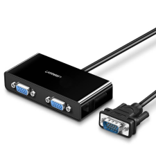 uGreen 40254 VGA elosztó kábel 1m fekete (20918) (UG20918) kábel és adapter